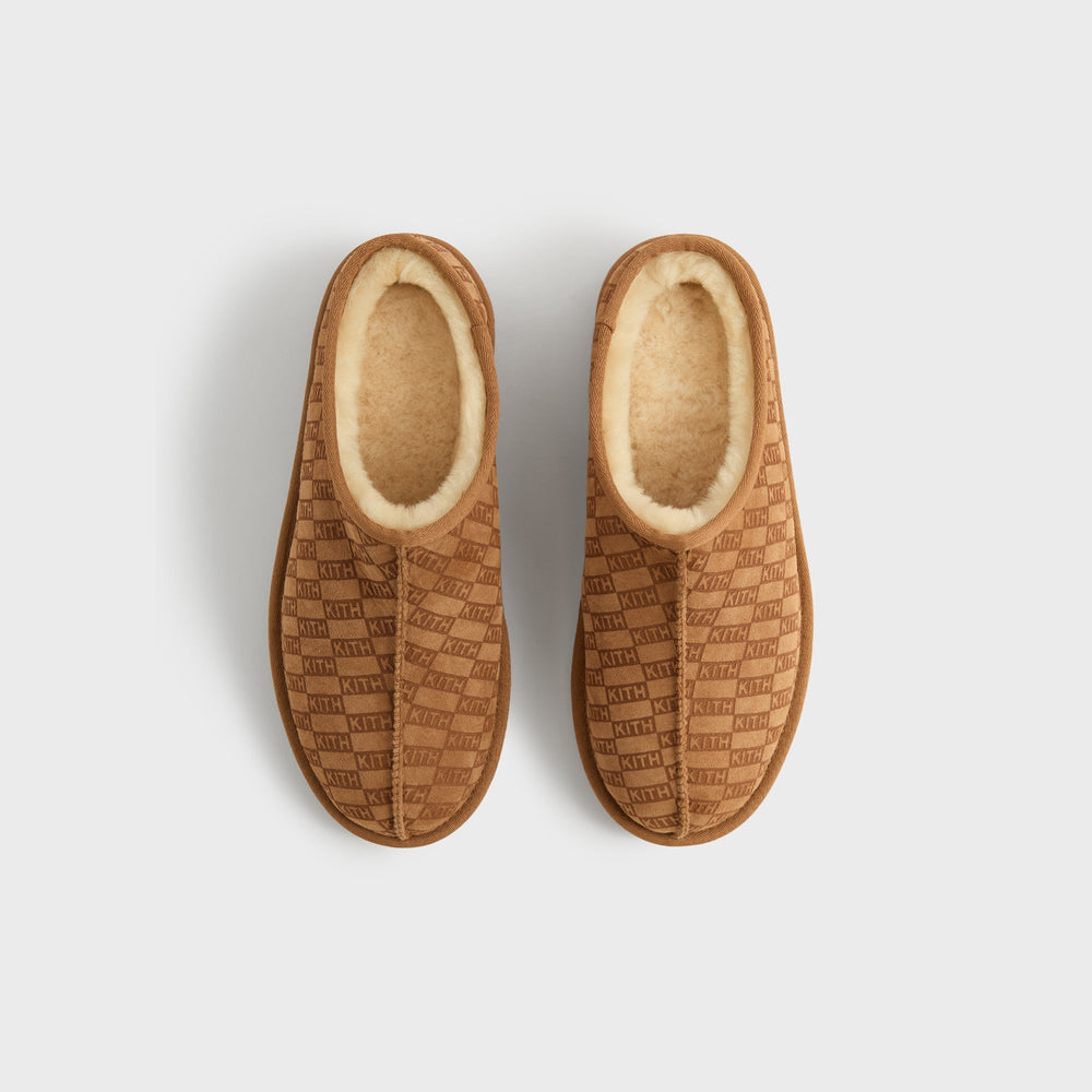 Kithmas Monogram Shearling Slippers - Loft