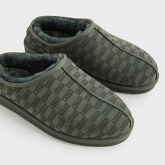 Kithmas Monogram Shearling Slippers - Stadium