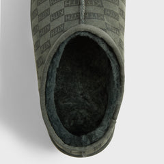 Kithmas Monogram Shearling Slippers - Stadium