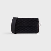 Kith Monogram Suede Envelope K20 Bag - Black