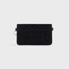 Kith Monogram Suede Envelope K20 Bag - Black