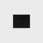 Kith Monogram Suede Card Holder - Black