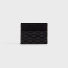 Kith Monogram Suede Card Holder - Black