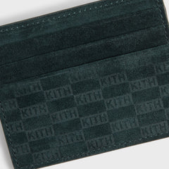 Kith Monogram Suede Card Holder - Stadium