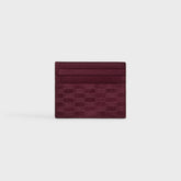 Kith Monogram Suede Card Holder - Magma