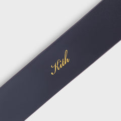 Kith Monogram Suede Leather Belt - Ink