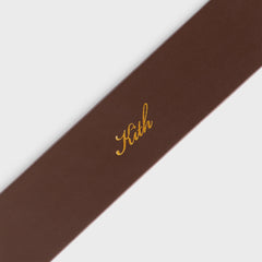 Kith Monogram Suede Leather Belt - Incognito
