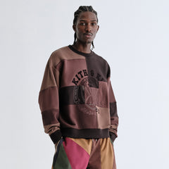 Kith Patchwork Fleece Nelson Crewneck - Studio
