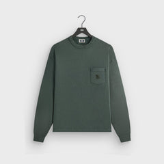 Kith Sueded Jersey Long Sleeve Leonard Pocket Tee - Machine