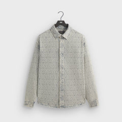 Kith Jacquard Crest Denim Apollo Shirt - Atom