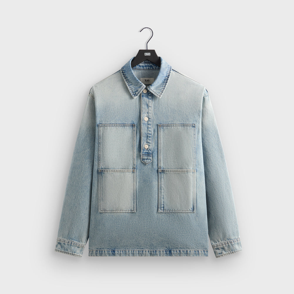 Kith Denim Paterson Pullover Shirt - Bailey Wash