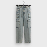 Kith Zane Denim Cargo Pant - Cameron Wash