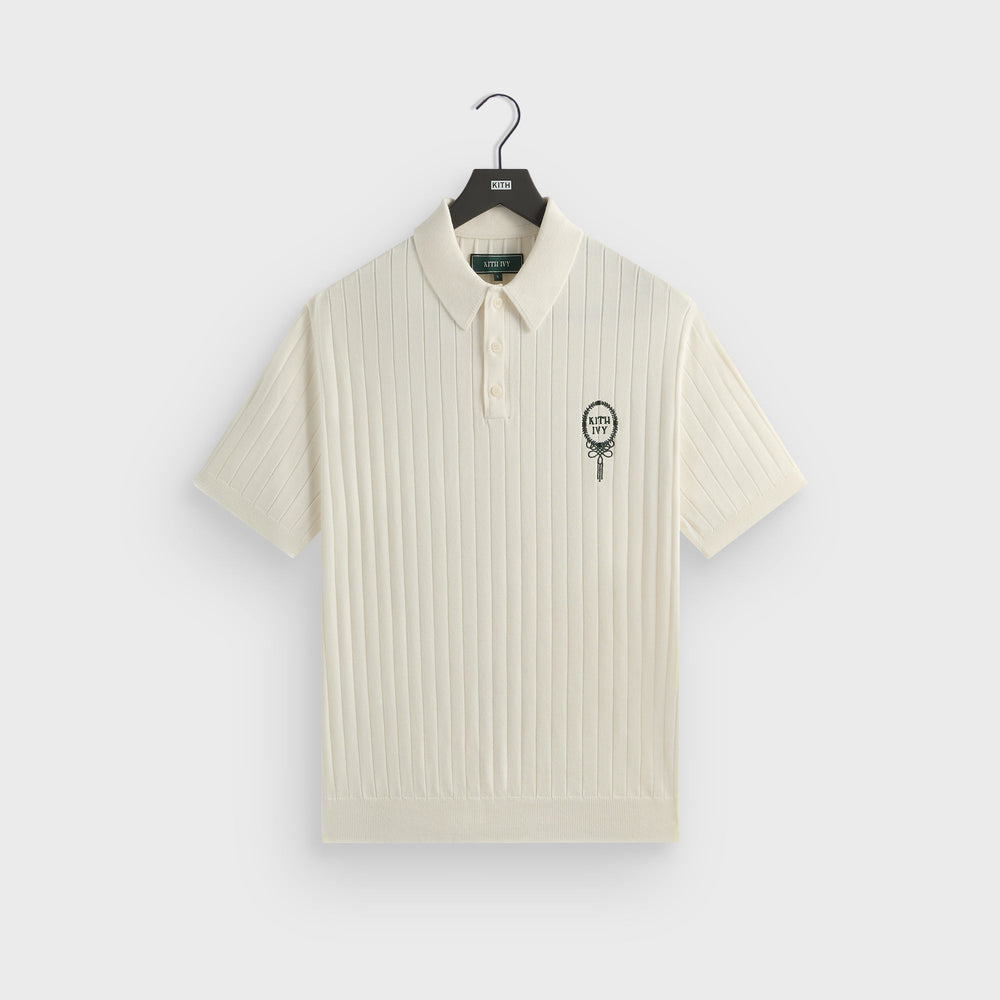 Kith Ivy Knit Tilden Polo - Sandrift