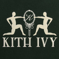 Kith Ivy Emblem Crewneck Sweater - Ivy Green