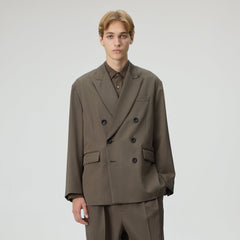 Kith 101 for ssstein Oversized Double Breasted Blazer - Everglades