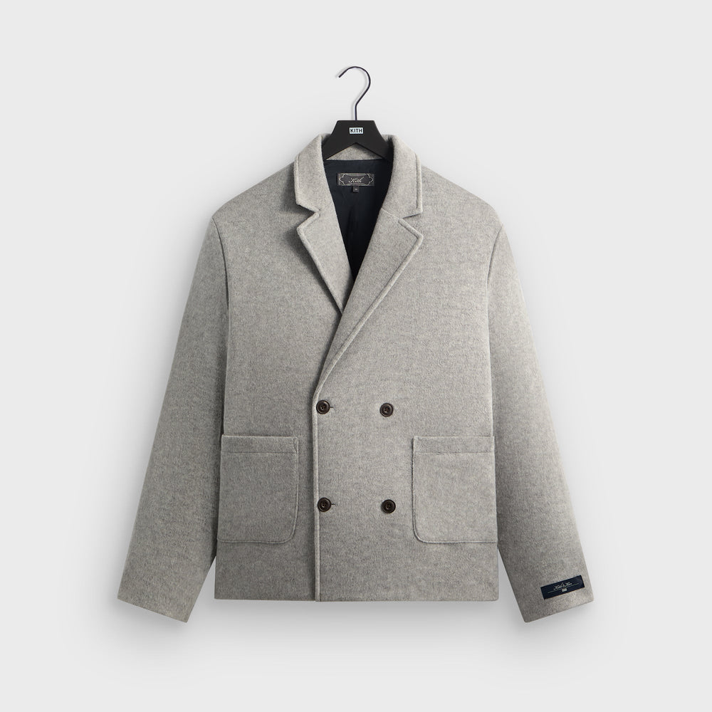 Kith Brushed Jersey Raya Blazer - Medium Heather Grey