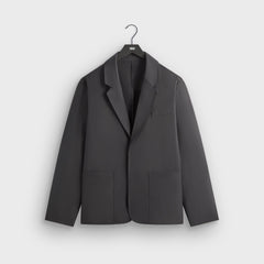 &Kin Tropical Wool Reversible Brant Blazer - Carbon