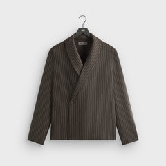 Kith Double Weave Long Sleeve Thompson Crossover Shirt - Kindling