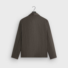 Kith Double Weave Long Sleeve Thompson Crossover Shirt - Kindling