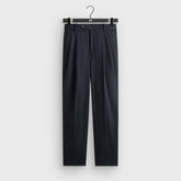 Kith Wool Twill Kylan Pleated Trouser - Nocturnal