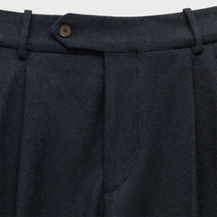 Kith Wool Twill Kylan Pleated Trouser - Nocturnal