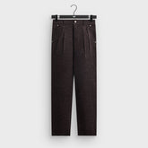 Kith Chenille Brett Pleated Taper Trouser - Kindling