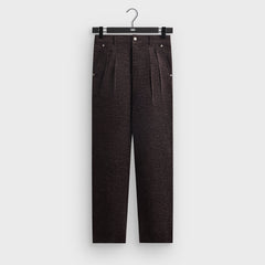 Kith Chenille Brett Pleated Taper Trouser - Kindling
