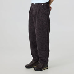 Kith Chenille Brett Pleated Taper Trouser - Kindling