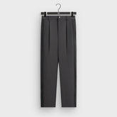&Kin Tropical Wool Callum Trouser - Carbon