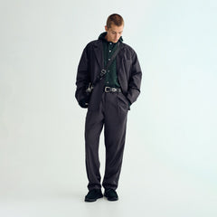 &Kin Tropical Wool Callum Trouser - Carbon