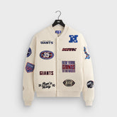 Kith for the NFL New York Giants Marvin Bomber Jacket - Sandrift