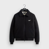 Kith for the New York Yankees Melton Wool Raglan Varsity Jacket - Blac