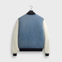 Kith for the New York Knicks Denim Marvin Bomber - Medium Indigo