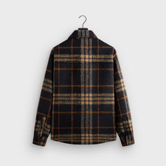 Kith Brushed Plaid Sheridan Shirt Jacket - Nocturnal
