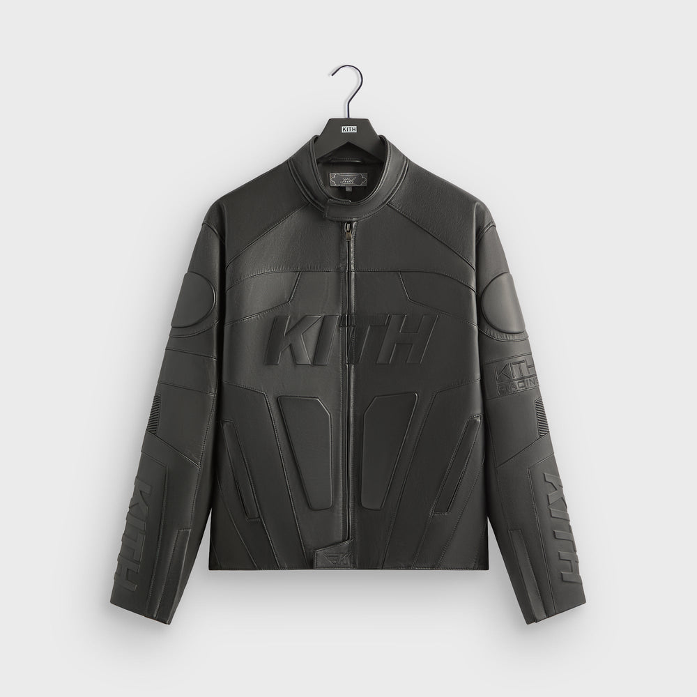 Kith Leather Wayne Moto Jacket - Black