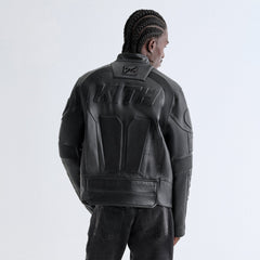 Kith Leather Wayne Moto Jacket - Black