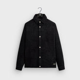 Kith Chenille Plaid Brixton Puffed Shirt Jacket - Black