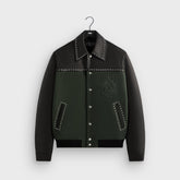 Kith Leather Combo Varsity Jacket - Machine