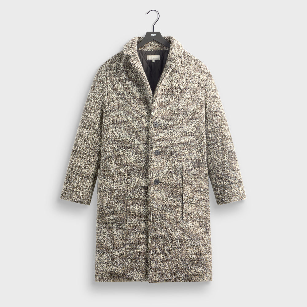&Kin Plush Boucle Bergen Coat - Hallow