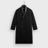 Kith Shawl Collar Wool Bernard Coat - Black
