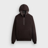 Kith Merino Knit Quarter Zip Hoodie - Kindling