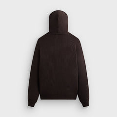 Kith Merino Knit Quarter Zip Hoodie - Kindling