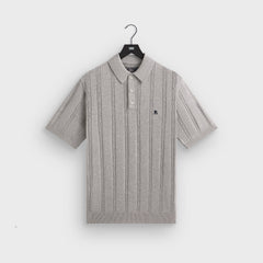 Kith Tilden Polo - Light Heather Grey