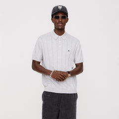 Kith Tilden Polo - Light Heather Grey