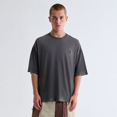 Kith Sueded Jersey Bishop Tee - Hematite