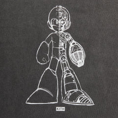 Capcom Kith Mega Man Sketch Vintage Tee - Black