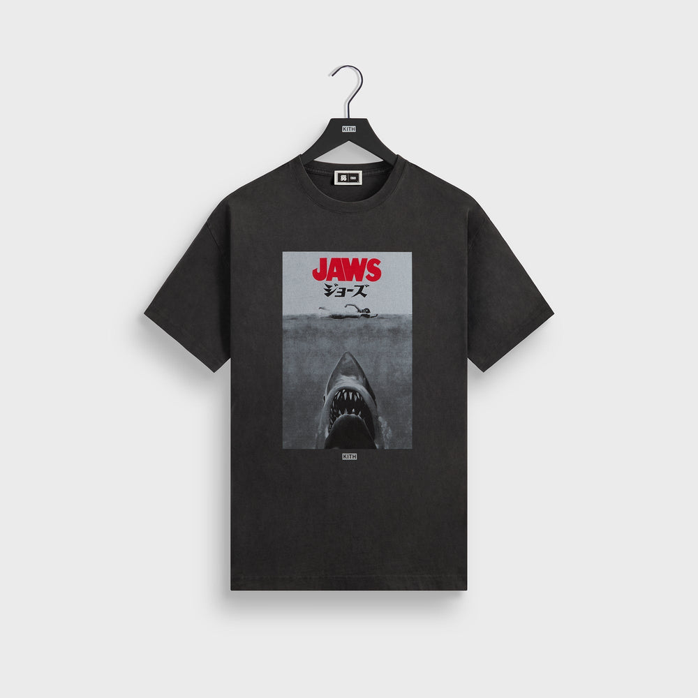 Kith for JAWS Japanese Poster Vintage Tee - Black