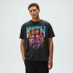 Capcom Kith Super Street Fighter Vintage Tee - Black