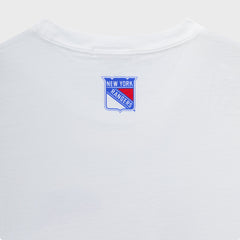 Kith for the New York Rangers On Ice Vintage Tee - White
