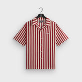 Kith Striped Thompson Camp Collar Shirt - Allure